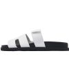 Hermes Flat Slippers White Hermes Flat Slippers White