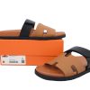 hermes_khaki_black_flip_flops_1C5DCABA5AA19 Hermes Khaki Black flip flops