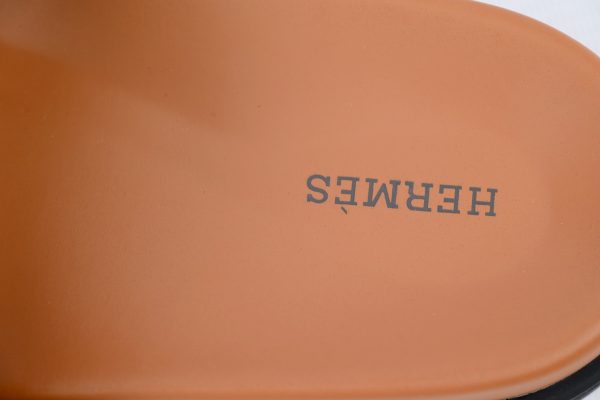 hermes_khaki_black_flip_flops_1C5DCABAF601B Hermes Khaki Black flip flops