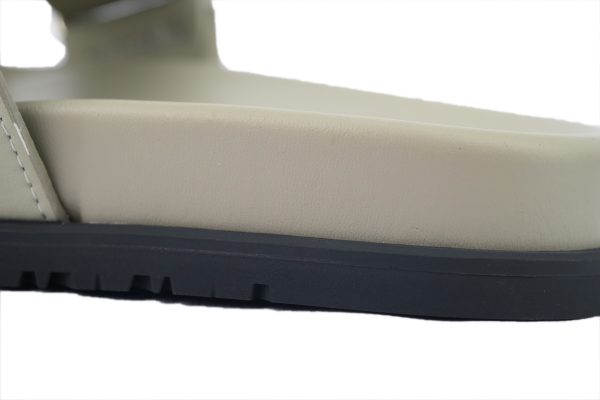 Hermes Khaki flip flops