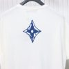 High Quality Batch Louis Vuitton LV Ski Series Jacquard Logo Knitted Short Sleeve T-Shirt
