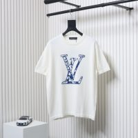High Quality Batch Louis Vuitton LV Ski Series Jacquard Logo Knitted Short Sleeve T-Shirt