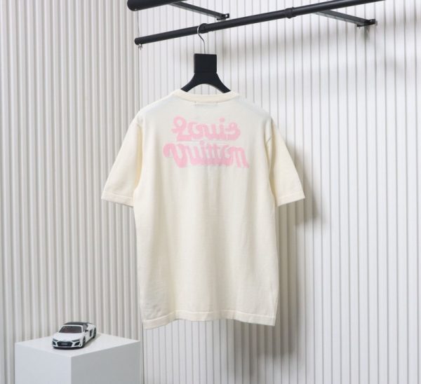 High Quality Batch Louis Vuitton LV Tyler co-branded floral jacquard knitted short-sleeved T-shirt