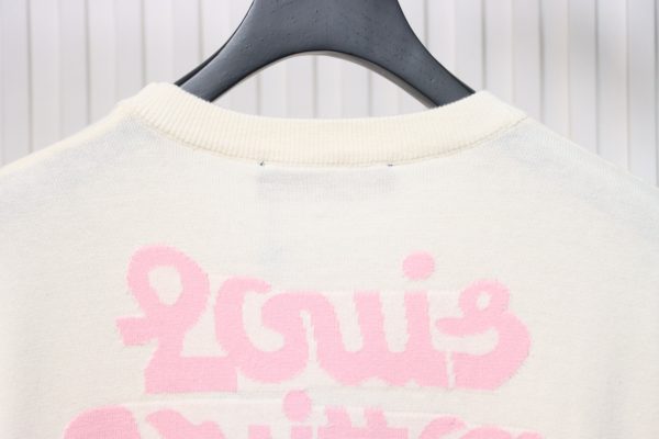 High Quality Batch Louis Vuitton LV Tyler co-branded floral jacquard knitted short-sleeved T-shirt