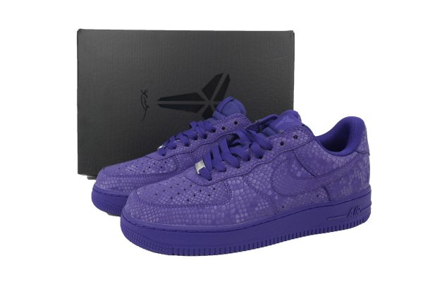 Kobe Bryant x Air Force 1 Low 'Court Purple   IB0018-500