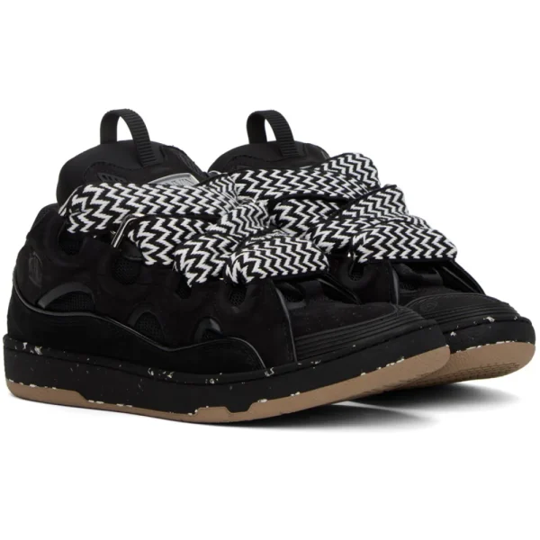 lanvin_curb_sneaker_black_brown_1C4020C44C21A Lanvin Curb Sneaker Black Brown