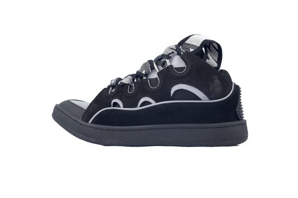 Lanvin Curb Sneaker Black Grey FM-SKRK11-REFL-P2210 Lanvin Curb Sneaker Black Grey FM-SKRK11-REFL-P2210
