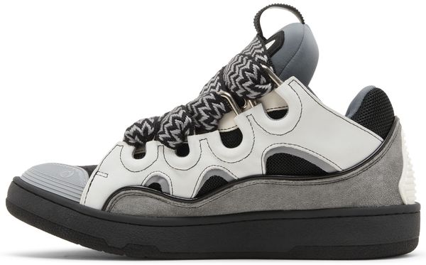 Gallery Dept. x Lanvin Curb Light Sneakers 'Paint Drip - Pale Pink' Lanvin Curb Sneakers White Anthracite