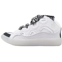 Lanvin Curb Sneakers White Black