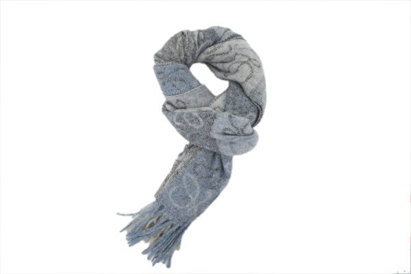 Loewe fringed scarf blue Loewe fringed scarf blue