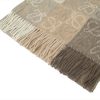 loewe_wool_fringed_scarf_brown_1D186CFE64417 Loewe wool fringed scarf brown