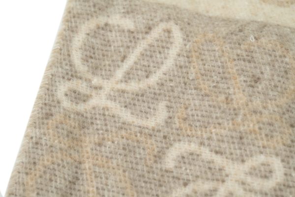 loewe_wool_fringed_scarf_brown_1D186CFE7C213 Loewe wool fringed scarf brown