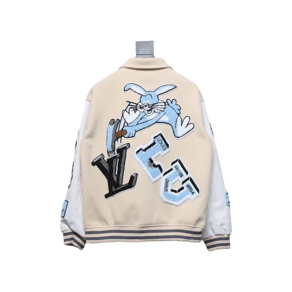 louis_vuitton_bugs_bunny_varsity_jacket_white_1B7395E5A8116 Louis Vuitton Bugs Bunny Varsity Jacket White