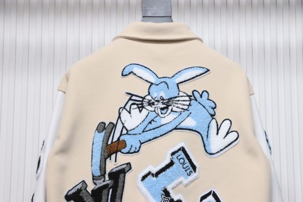 louis_vuitton_bugs_bunny_varsity_jacket_white_1B7395E61A614 Louis Vuitton Bugs Bunny Varsity Jacket White