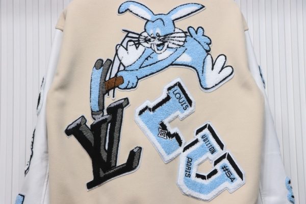 louis_vuitton_bugs_bunny_varsity_jacket_white_1B7395E667C14 Louis Vuitton Bugs Bunny Varsity Jacket White