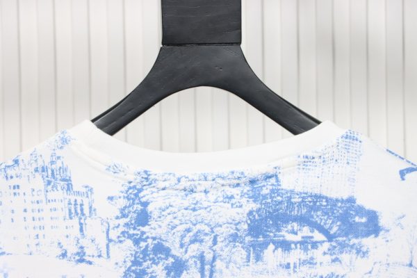 louis_vuitton_dog_walking_print_short_sleeve_1C4045A50D518 Louis Vuitton Dog Walking Print Short Sleeve