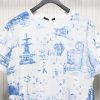 louis_vuitton_dog_walking_print_short_sleeve_1C4045A55FE1E Louis Vuitton Dog Walking Print Short Sleeve