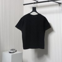 Louis Vuitton Jacquard Flocked T-Shirt Black