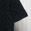 louis_vuitton_jacquard_flocked_t_shirt_black_1C4046510B211 Louis Vuitton Jacquard Flocked T-Shirt Black