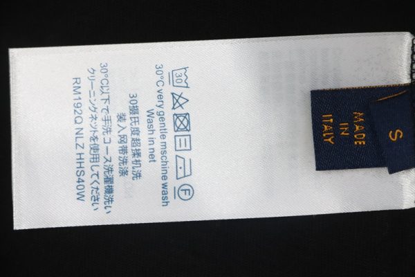 louis_vuitton_jacquard_flocked_t_shirt_black_1C4046517511E Louis Vuitton Jacquard Flocked T-Shirt Black