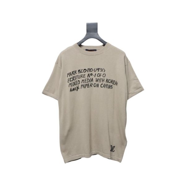 louis_vuitton_lettering_wool_short_sleeve_1C40454A28911 Louis Vuitton Lettering Wool Short Sleeve