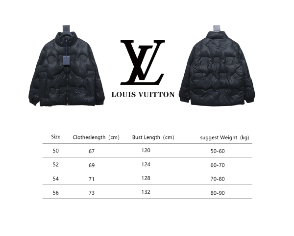 louis_vuitton_lv_down_jacket_black_1B7392118B81A Louis Vuitton LV Down Jacket Black