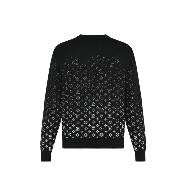 louis_vuitton_lvse_monogram_degrade_crewneck_black_1CDFAF094ED19 Louis Vuitton Lvse Monogram Degrade Crewneck Black