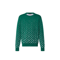 Louis Vuitton Lvse Monogram Degrade Crewneck Green Louis Vuitton Lvse Monogram Degrade Crewneck Green
