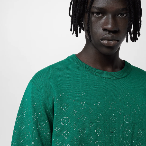 louis_vuitton_lvse_monogram_degrade_crewneck_green_1CDFAFA632718 Louis Vuitton Lvse Monogram Degrade Crewneck Green