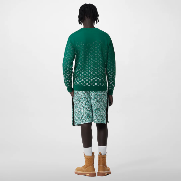 louis_vuitton_lvse_monogram_degrade_crewneck_green_1CDFB04668B1D Louis Vuitton Lvse Monogram Degrade Crewneck Green