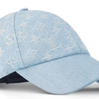 LOUIS VUITTON Monogram Denim cap