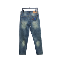 Louis Vuitton Pumpkin Embroidered Jeans Louis Vuitton Pumpkin Embroidered Jeans