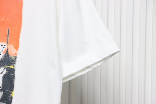 Louis Vuitton Rooftop Sunset Rhinestone Short Sleeve T-shirt