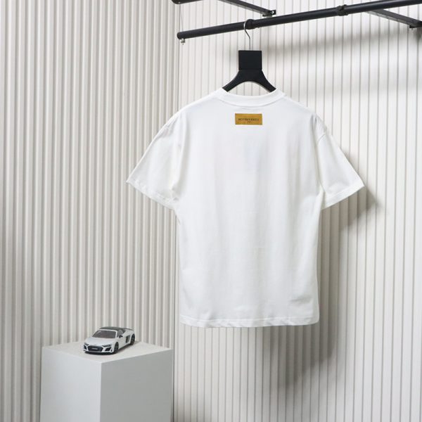 Louis Vuitton Rooftop Sunset Rhinestone Short Sleeve T-shirt