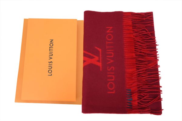 louis_vuitton_suede_fringe_scarf_red_1D18723E81112 Louis Vuitton suede fringe scarf red