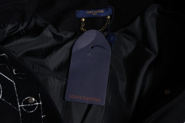 Louis Vuitton x NBA Leather Basketball Jacket Black
