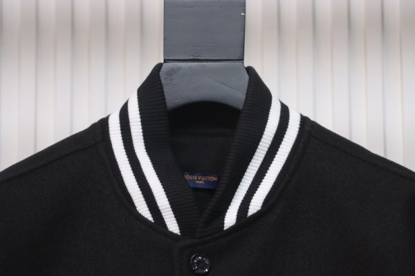 Louis Vuitton x NBA Leather Basketball Jacket Black