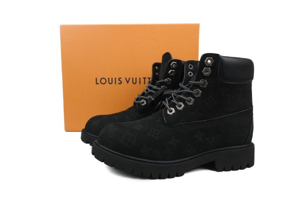 lv_x_timberland_6_in_ankle_boot_black_1B40D38373214 LOUIS VUITTON x Timberland 6-In Ankle Boot Black