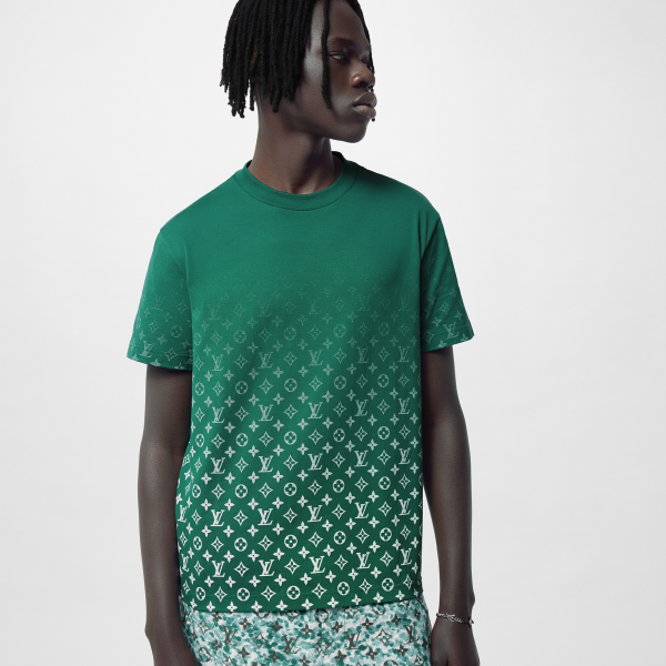 Louis Vuitton Monogram Gradient T-Shirt Green