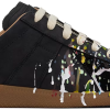 maison_margiela_black_paint_replica_sneakers_1BED798DD521A Maison Margiela Black Paint Sneakers