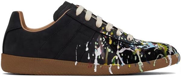 maison_margiela_black_paint_replica_sneakers_1BED798DD521A Maison Margiela Black Paint Sneakers