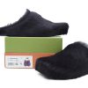 Marni Long hair Calfskin Fussbett Sabot Black SBMR000600P412200N99