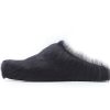 Marni Long hair Calfskin Fussbett Sabot Black SBMR000600P412200N99