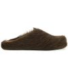 Marni Long hair Calfskin Fussbett Sabot Brown SBMS004601P412200M37