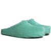 Marni Long hair Calfskin Fussbett Sabot Green SBMR000600P412200V38