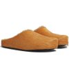 Marni Long hair Calfskin Fussbett Sabot Orange SBMR000600P412200R09