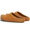 Marni Long hair Calfskin Fussbett Sabot Orange SBMR000600P412200R09