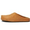 Marni Long hair Calfskin Fussbett Sabot Orange SBMR000600P412200R09