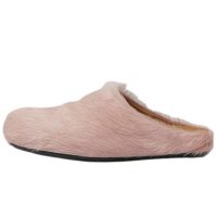 Marni Long hair Calfskin Fussbett Sabot Pink SBMS004601P412200C29 Marni Long hair Calfskin Fussbett Sabot Pink SBMS004601P412200C29