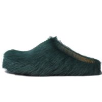 Marni Long hair Calfskin Fussbett Sabot Sea Green SBMR000600P412200V78